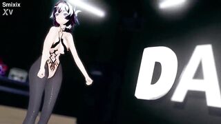 Genshin Eula Hentai Hot Sexy Dance Good Night Kiss MMD 3D Dark Crimson Hair (CLIP) - 10 image