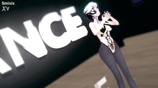 Genshin Eula Hentai Hot Sexy Dance Good Night Kiss MMD 3D Dark Crimson Hair (CLIP) - 3 image