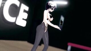 Genshin Eula Hentai Hot Sexy Dance Good Night Kiss MMD 3D Dark Crimson Hair (CLIP) - 6 image