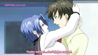 Huge-Titted MILF Fucks Her Student Like a Toy in a Rough, Juicy Sex Lesson! ANIME UNCENSORED - 3 image