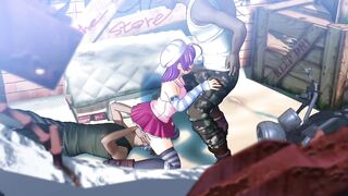 anime girl get fucked outdoors - 3 image