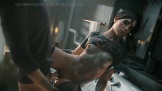 STEPBROTHER FUCK HER STEPSISTER IN BETHROOM - 7 image