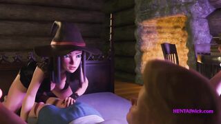 Magician PERV Babe plays with a Guy from the Street - Cartoon Sex Parody 2025 - 4 image