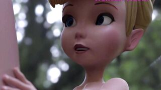 Tinkerbell With A Big Dick In The Woods ( Parody ) - 1 image