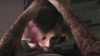 Cyberpunk 2077 judy Alvarez Love at First Braindance by Rash Nemain animation 3D Hentai - 3 image