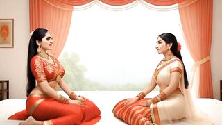 Hot Indian Desi Bhabhi Love Massage Full Uncut Sensual Massage & Deep Romance - 1 image