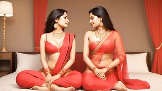 Hot Indian Desi Bhabhi Love Massage Full Uncut Sensual Massage & Deep Romance - 10 image