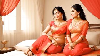 Hot Indian Desi Bhabhi Love Massage Full Uncut Sensual Massage & Deep Romance - 5 image