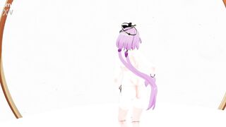Honkai Impact 3rd Griseo Transparent Clothing Undress Nude Dance Hentai [A]ddiction MMD 3D Pink Hair (CLIP) - 6 image