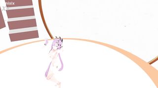 Honkai Impact 3rd Griseo Transparent Clothing Undress Nude Dance Hentai [A]ddiction MMD 3D Pink Hair (CLIP) - 8 image