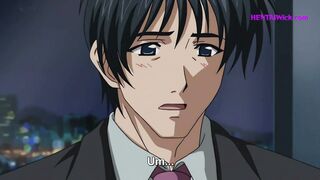 My Sweet Wife waiting Home, I Cheating Her in Public with my Perv Lover - Hentai Anime, ENG Sub - 1 image