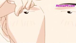 Elevator Breakdown Leads to Steamy Encounter for Voluptuous MILF ( Hentai Uncensored ) - 1 image