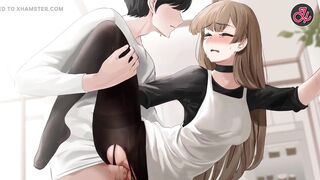 Take My Stepsister's Virginity in Stockings Hentai Uncensored Yusetsu Part 3 - 7 image