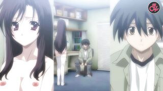 Hentai Uncensored College Girl Jerked off to Her Boyfriend on a Full Bus