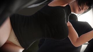 Hot girl get in train hard core sex blowjob gang bang - 8 image