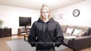 GF Masturbates in the Shower and Has Naughty Thoughts- NTR'D By My Friend Gameplay- An AI Animated Porn Game - 2 image