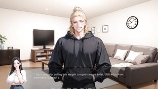 GF Masturbates in the Shower and Has Naughty Thoughts- NTR'D By My Friend Gameplay- An AI Animated Porn Game - 3 image