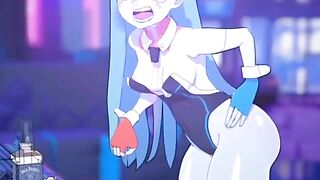 Cyberpunk Rebecca Hardcore Blowjob - Uncensored Hentai - 8 image