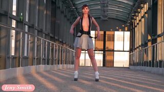 Anime Hentai Style Up Skirt Flashing by Jeny Smith - 9 image