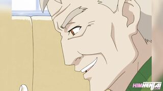 [HENTAI] [UNCENSORED] Busty hentai gets fucked by a mature man - 3 image