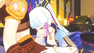 Ayaka and Aether Private Sex Scene - Genshin Impact Hentai - 4 image