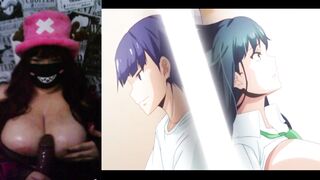 Hot wife with a natural bigtits jerk a bbc dildo - Hentai Kimi wa Yasashiku Netorareru Ep1