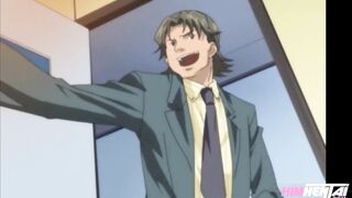 [HENTAI] Busty secretary receives massive cumshot - 8 image