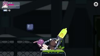 Hentai game. Beautiful girl in bunny costume has lots of sex. - 1 image