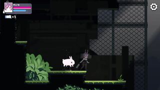 Hentai game. Beautiful girl in bunny costume has lots of sex. - 10 image