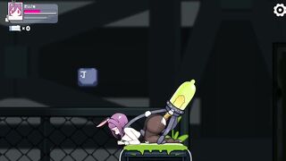 Hentai game. Beautiful girl in bunny costume has lots of sex. - 5 image