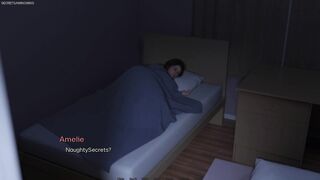 Deepthroat Blowjob by Sweet Stepsis Makes Him Cum Very Hard, Big Cock Blowjob - Heart Problems 19 3D Hentai Porn Game - 2 image