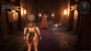 anal fisting for horny nun HD Hentai Game 3D