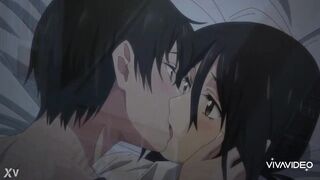 Watch this kinky cartoon babe get down and dirty with each other's lips - 1 image