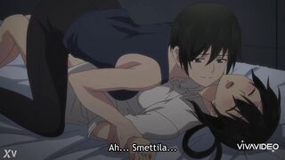 Watch this kinky cartoon babe get down and dirty with each other's lips