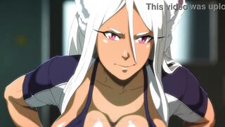 Mirko's dirty offer to the cleaning lady: public doggystyle sex with a big tit cartoon babe and a messy facial - 3 image