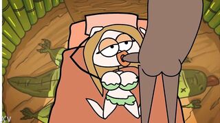 Watch this cartoon dick-sucking anime babe get her mouth and throat filled with pleasure - 2 image