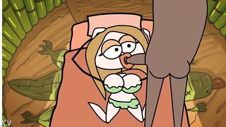 Watch this cartoon dick-sucking anime babe get her mouth and throat filled with pleasure - 4 image