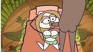 Watch this cartoon dick-sucking anime babe get her mouth and throat filled with pleasure - 6 image