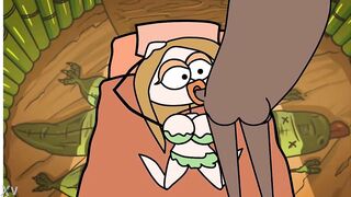 Watch this cartoon dick-sucking anime babe get her mouth and throat filled with pleasure - 7 image