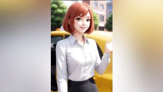 Watch Akari bang her boss in the office in this Spanish anime futa - ASMR! - 3 image