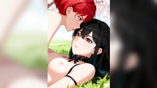 ASMR Spanish anime demon girl gets busty and fucks hard in futa & busty hentai game - 1 image