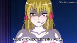 Anime Nurse with huge tits has a wild orgasm while getting off uncensored - 2 image