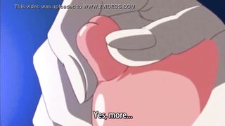 Anime Nurse with huge tits has a wild orgasm while getting off uncensored - 6 image