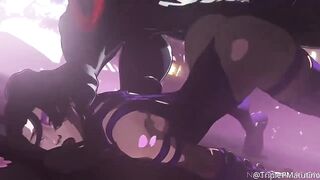 Compilation of Marvel Rivals Animated Hentai Compilation 3D Compilation with FFM, FFM, and FFM-style Anal H - 6 image