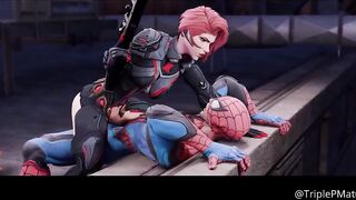 Compilation of Marvel Rivals Animated Hentai Compilation 3D Compilation with FFM, FFM, and FFM-style Anal H