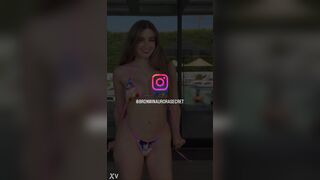 Check out this anime babe in a hot bikini, watching it with you! - 10 image