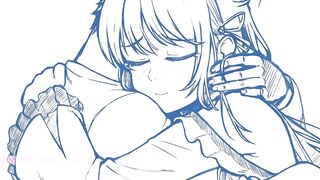 Naughty Naughty Hunter goes wild in the Fog! Part 1 of the Animated RPG Game! - 10 image