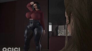 Intense 3D MILF animation with big tits and ass job - Intense Cheating & Ass Eating - 3 image