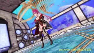 Watch this 3D dance video of a Marine getting wild with her MMd partner