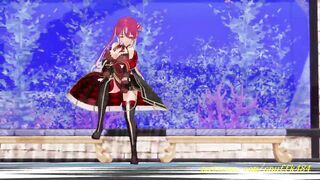 Watch this 3D dance video of a Marine getting wild with her MMd partner